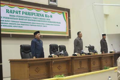 Pemkab Inhil Jawab Pandangan Fraksi DPRD Terhadap Usulan 6 Ranperda